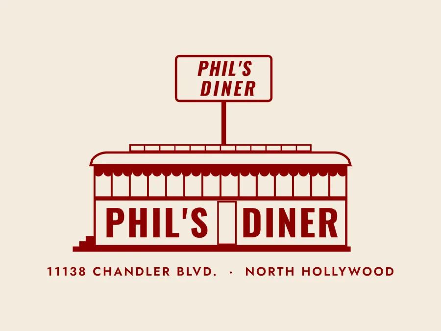 Coffee Shops & Supper Spots artwork from the Nostalgic San Fernando Valley collection
