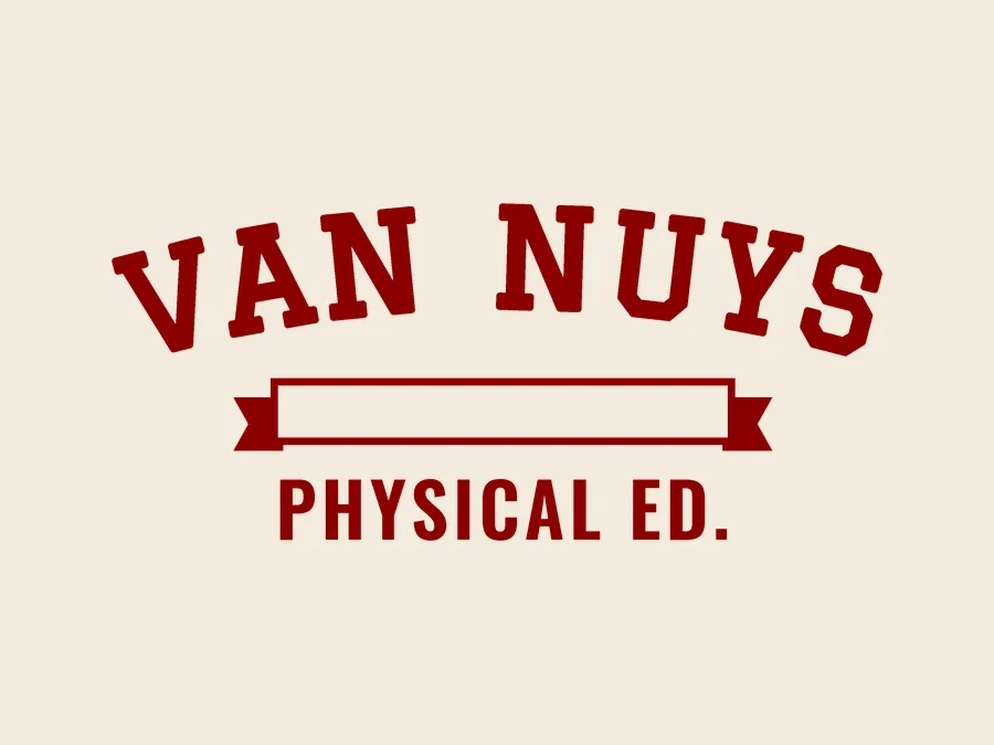 Valley Phys. Ed. artwork from the Nostalgic San Fernando Valley collection