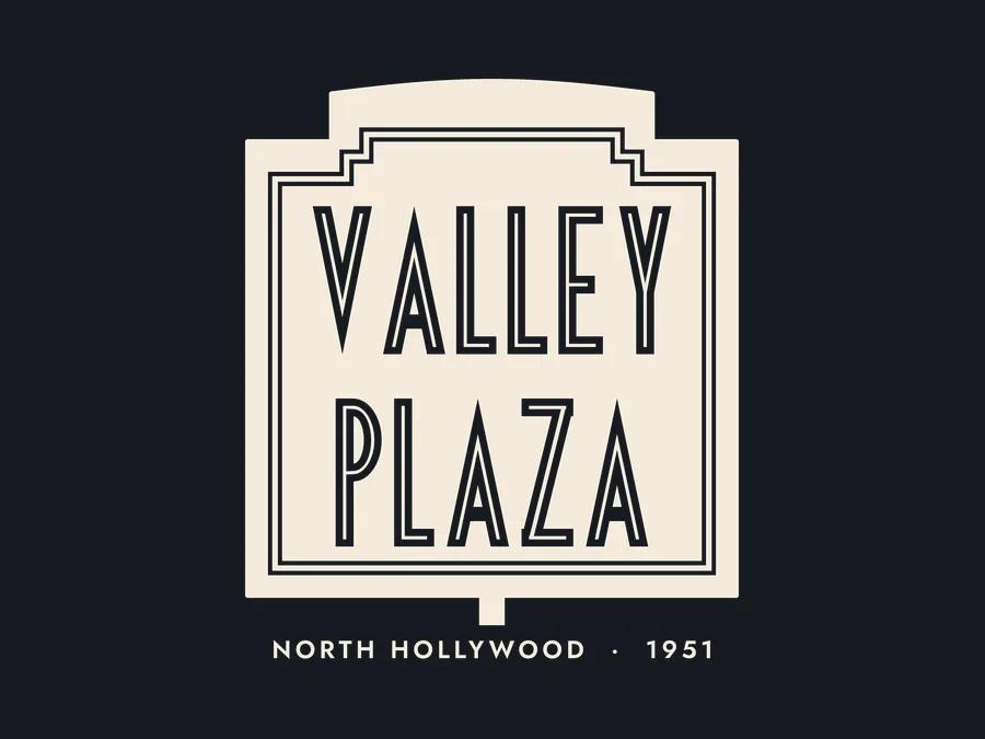 Valley Plaza & the Discount Stores artwork from the Nostalgic San Fernando Valley collection